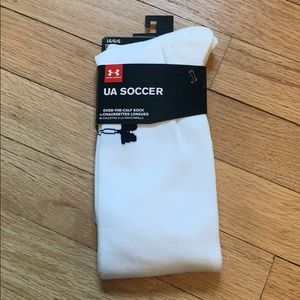 White soccer socks